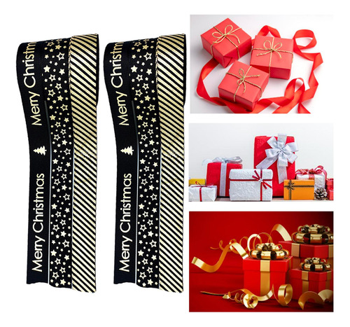 6 Piezas De Cinta Para Envolver Regalos, Manualidades