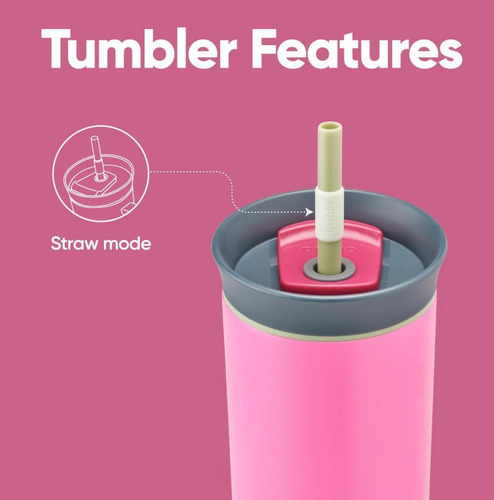 Owala Vaso Térmico Acero Inoxidable Antiderrame Popote 710ml
