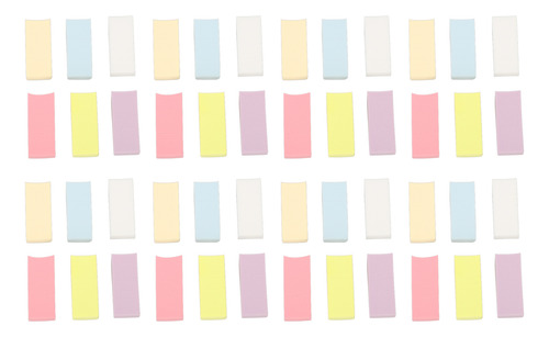 Esponjas Macias Color Fade Nail, 6 Pacotes De Unhas Pequenas