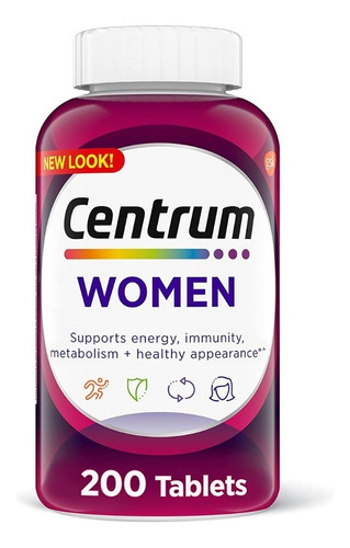 Centrum Women Mujer 200 Tablets - Unidad a $775