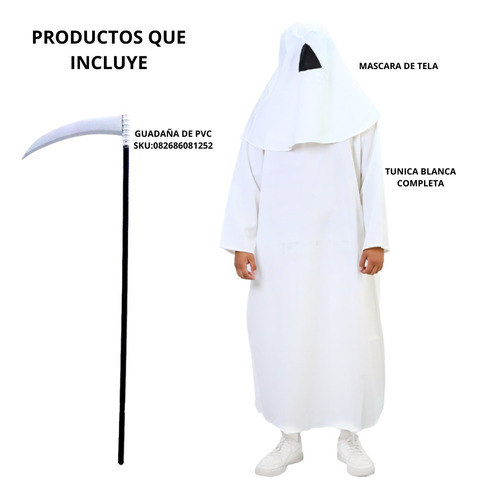 Disfraz Verdugo Asesino Medieval De Guillotina Clasico Con Guadaña Para Adulto Hombre