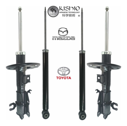 Kit Amortiguadores Delanteros Y Traseros Yaris R 1.5 16-19
