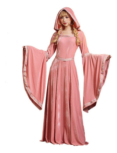 Vestido Princesa Retro Medieval Europeo Halloween Vestido