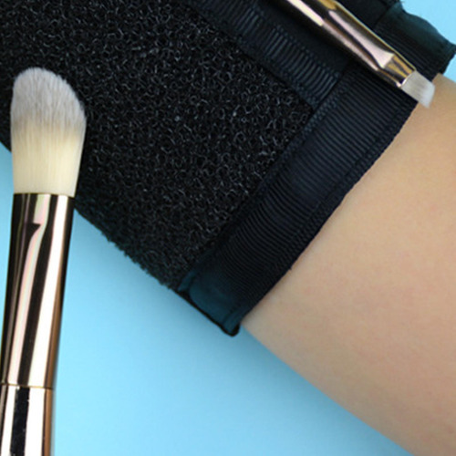 Brazalete Maquillaje Cepillo Limpio Sombra De Ojos Polvo