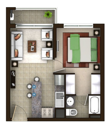 Imagen 3 de 12 de Vende Departamento En Concepción !!! Los Carrera 1931