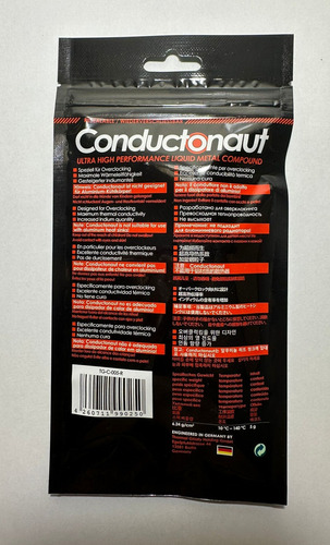 Pasta Termica Grizzly Conductonaut Metal Liquido 5 Gramos