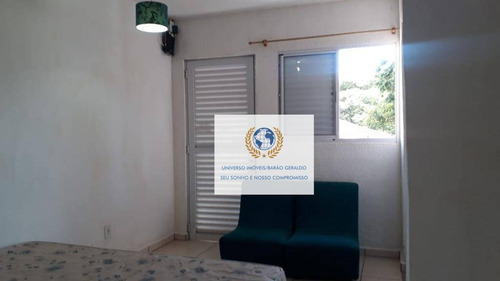 Kitnet Com 1 Dormitório Para Alugar, 22 M² Por R$ 880,00/mês - Cidade Universitária - Campinas/sp - Kn0015