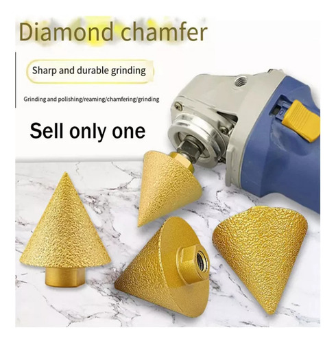 Molinillo De Porcelana De Diamante Con Taladro Cónico De 2
