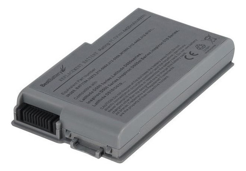 Bateria Para Notebook Dell Latitude D500 3r305 Yd165 Cor da bateria Cinza