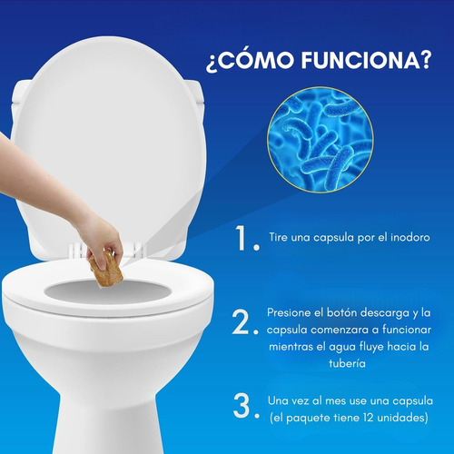Disgregante Bacterias Tratamiento Biológico Fosas Sépticas