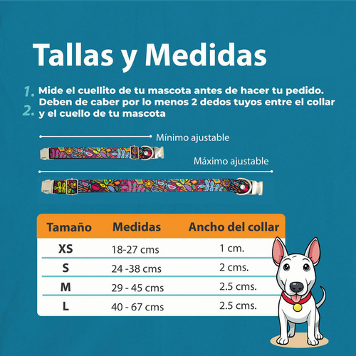 Collar Ajustable Mascotags Para Perro Personalizado