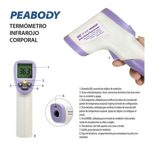 Imagen 9 de 10 de Combo Salud: Oximetro Digital Saturometro Pulso + Termometro
