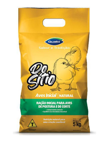 Do Sitio Aves Inicial Natural T Fd 5kg