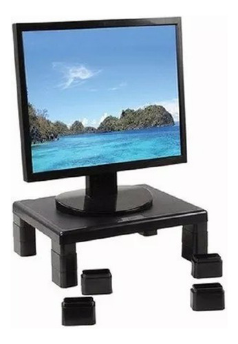 Kit 3 Suporte Notebook Monitor Laptop Desmontável P/ Mesa
