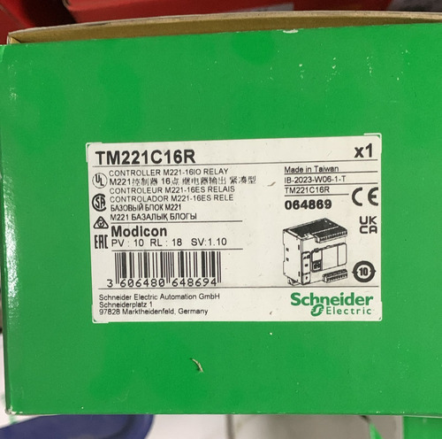 Tm221c16r Controlador Modicon M221 16 Es De Tipo Relé