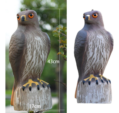Shaoke Estatua De Águila De Simulación For Jardín,