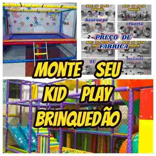 Imagem 4 de 10 de Tee 16+02 Pé (base)conexões Para Kid Play Brinquedão