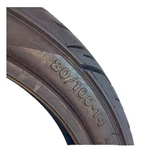 Pneu Traseiro 80-100/14 Biz Pop Web Dream Levorin Sem Camara