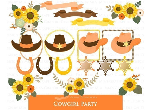 Cliparts Png Papeles Digitales Cowgirl Vaquera M7