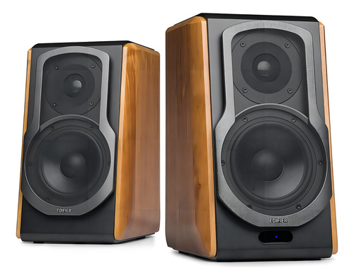 Bocinas Edifier S1000db Estudio Bluetooth Con Control Color Madera