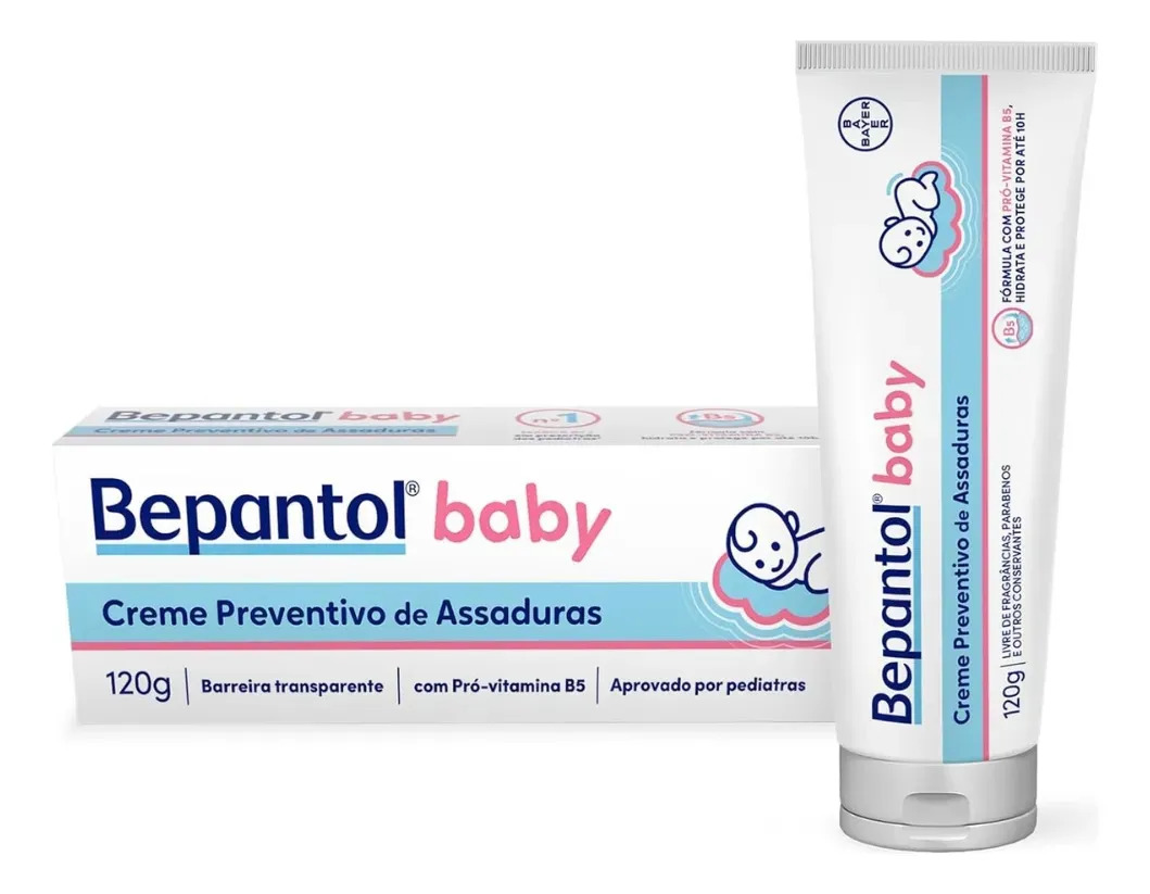 Creme Pomada de Assadura Proteção Delicada 120gr - Bepantol