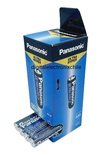 Pack Panasonic Triple Aaa Ultra Hyper 1.5v Caja 40 Unidades
