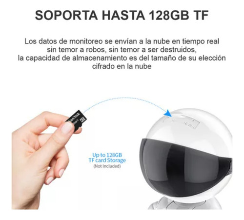Camara De Seguridad Wifi Robot Monitor De Bebe 360° Yosee