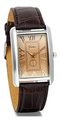 Reloj De Pulsera Casual De Cuarzo Analogico Cuadrado Uniquew