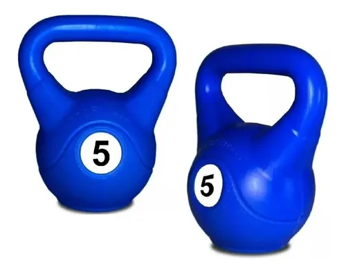 Set De 2 Pesas Rusas 8 Kg + 10 Kg Kettlebell