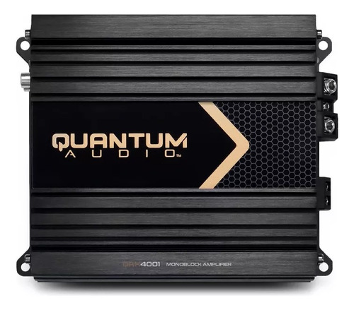 Amplificador Mono Quantum Audio Qrx4001 Clase D 4000w 1 Ch Color Negro