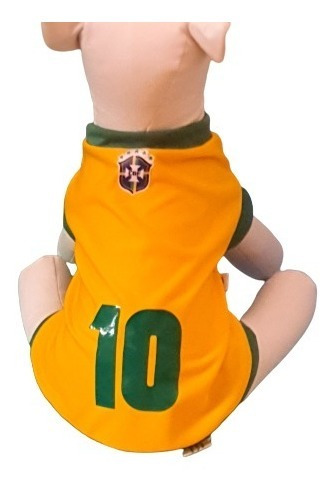 Roupinha Cachorro Camisa Copa Personalizado Com Nome Tam 2