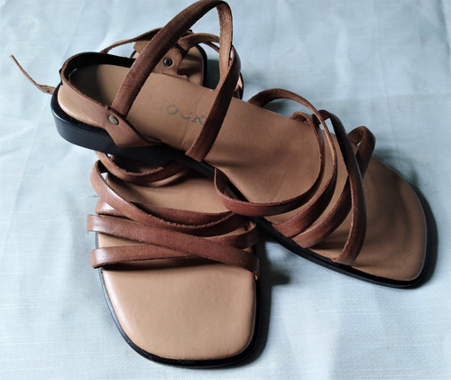 Sandalias Dama Paddock Talle 39, Como Nuevas