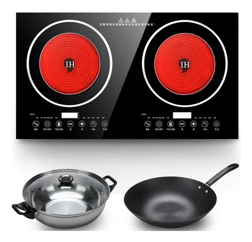 comprar Estufa Electrica 1200 W Doble Induccion Quemador Digital Uso