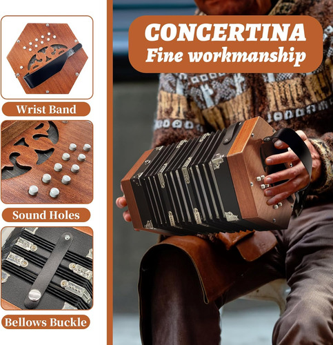 Concertinas,20-key Accordion For Adults, Professional