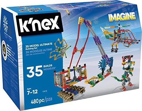 Knex - Juego De Construcción De 35 Modelos - 480 Piezas