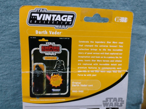 Darth Vader Star Wars Vintage Collec 10 Cm Primera Edición (Usado)