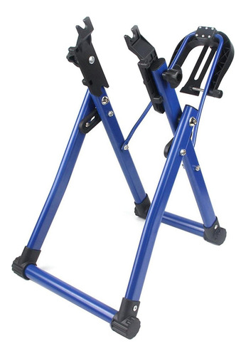 Soporte De Mantenimiento De Ruedas De Bicicleta Azul