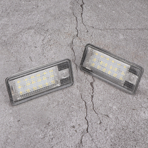 1 Par De Luzes Led De Matrícula Traseira, Adequada Para
