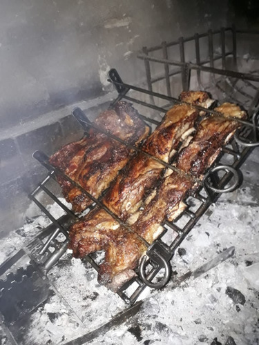 Imagen 6 de 8 de Asador Criollo Parrilla Pinche Portatil Fogon 4kg - Brasas®