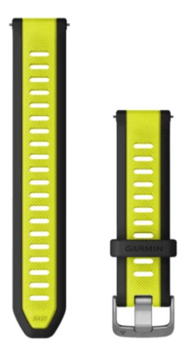 Pulseira Garmin Quick Release 20mm Amarelo/preto Silicone