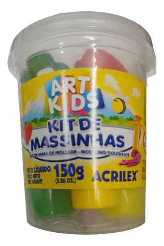 Kit De Massinhas Pote 150g Acrilex