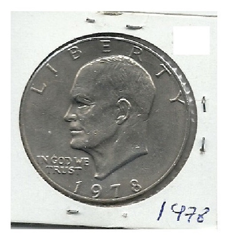 Moneda Alegórica   One D 1978  Eisenhower 