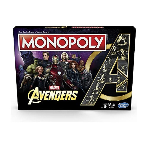 Monopoly: Marvel Avengers Edition - Juego De Mesa Para Edade