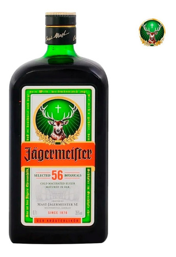 Jägermeister 700 Ml Jagger Jagermeister Botella Original