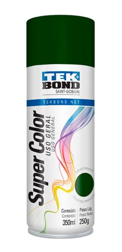 Tinta Spray Verde Escuro Uso Geral 350ml Tekbond 23151006900