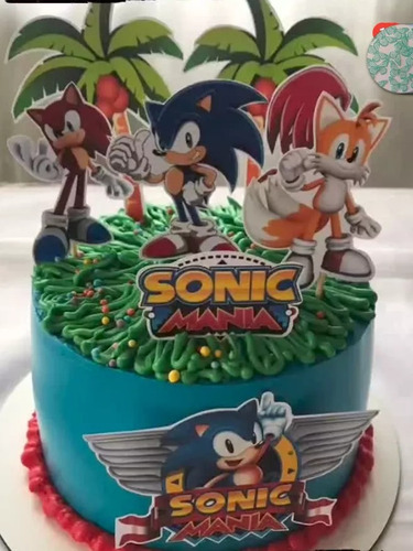 Topper Para Torta Sonic