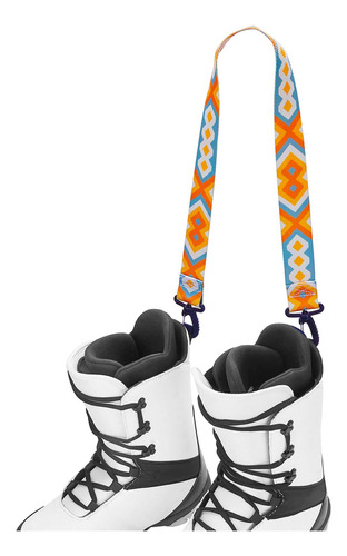 2 Ski Snowboard Boot Carrier Correa Free Up Hands Ski