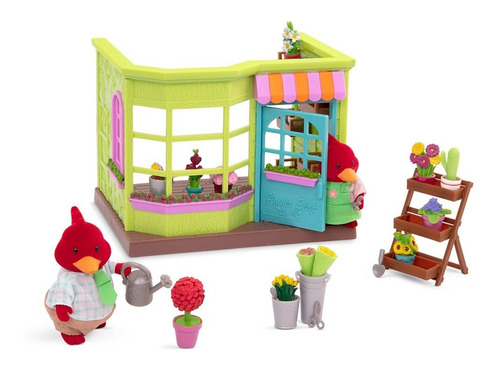 Imagen 3 de 8 de Lil Woodzeez Tienda De Flores Con Accesorios Floreria Ed