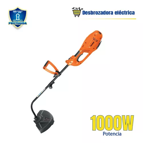 Desbrozadora Electrica 1000 W 14 De Corte Mango D Truper DES-1000