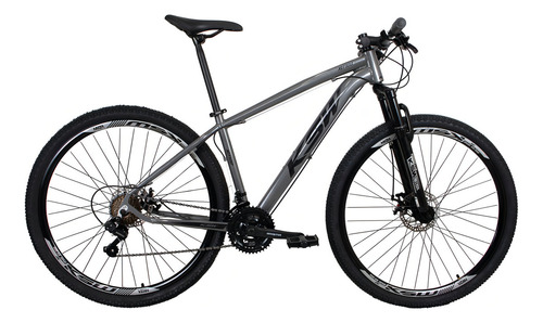 Bicicleta Aro 29 Ksw Xlt Câmbios Shimano 21v - Cubo Roletado Cor Grafite/preto Tamanho Do Quadro 19